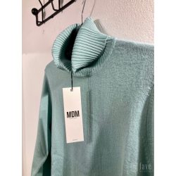   Md'M ● Sweater ● menta kötött hosszú ujjú garbó