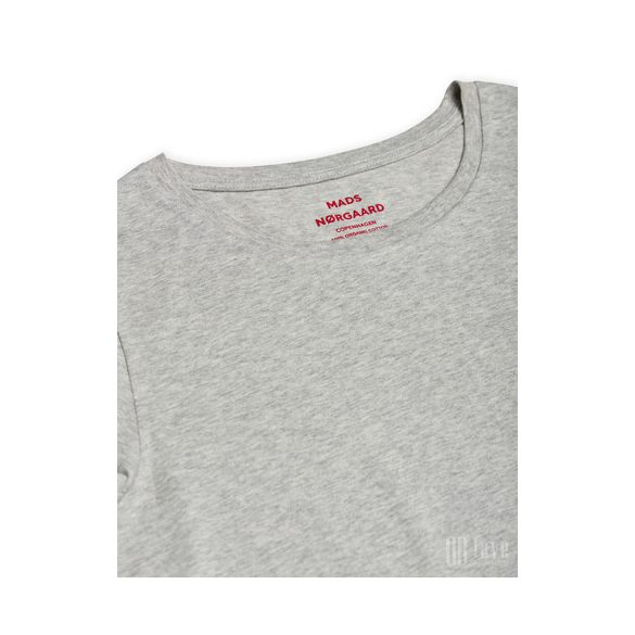 Mads Nørgaard ● Organic Favorite Teasy Tee ● szürke rövid ujjú póló