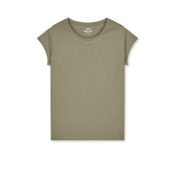   Mads Nørgaard ● Organic Favorite Teasy Tee ● világoskhaki rövid ujjú póló