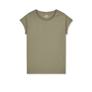 Mads Nørgaard ● Organic Favorite Teasy Tee ● világoskhaki rövid ujjú póló