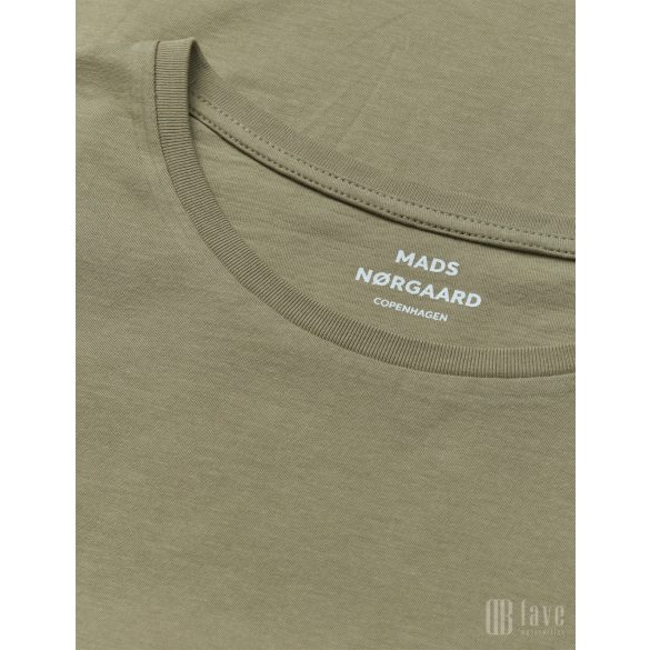 Mads Nørgaard ● Organic Favorite Teasy Tee ● világoskhaki rövid ujjú póló