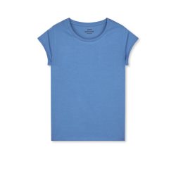   Mads Nørgaard ● Organic Favorite Teasy Tee ● középkék rövid ujjú póló