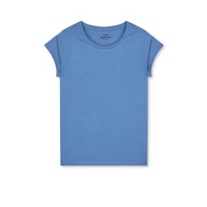 Mads Nørgaard ● Organic Favorite Teasy Tee ● középkék rövid ujjú póló
