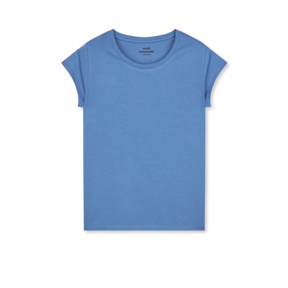 Mads Nørgaard ● Organic Favorite Teasy Tee ● középkék rövid ujjú póló