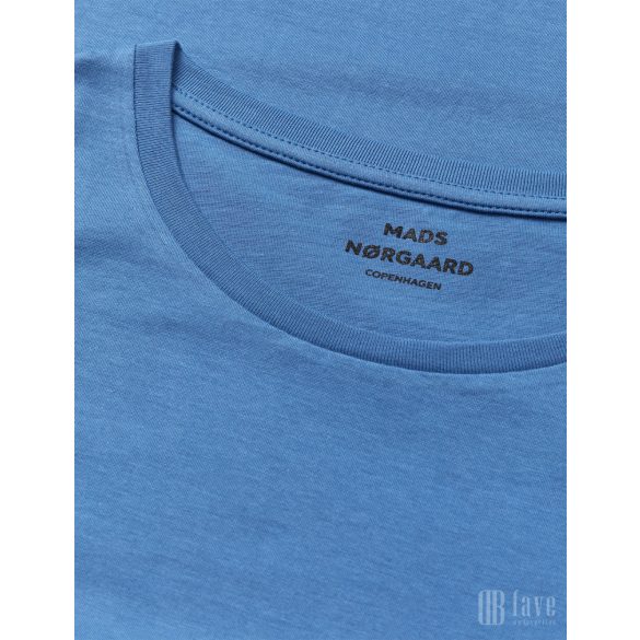 Mads Nørgaard ● Organic Favorite Teasy Tee ● középkék rövid ujjú póló