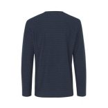 Mads Nørgaard ● Slub Stripe Timo ● kék csíkos hosszú ujjú póló