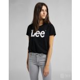 Lee ● Logo Tee ● fekete rövid ujjú póló 