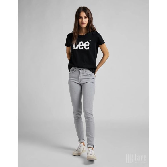 Lee ● Logo Tee ● fekete rövid ujjú póló 