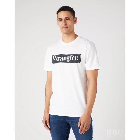 Wrangler ● Wrangler Tee ● fehér rövid ujjú póló