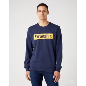 Wrangler ● Seasonal Crew ● sötétkék környakas pulóver