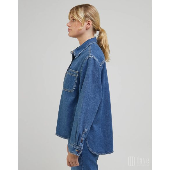 Lee ● Seasonal Shirt ● kék koptatott hoszú ujjú ing