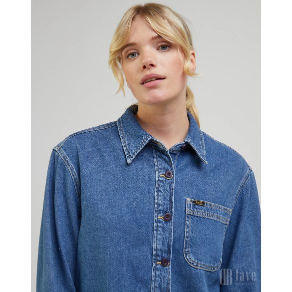 Lee ● Seasonal Shirt ● kék koptatott hoszú ujjú ing