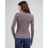 Lee ● Ribbed High Neck ● csíkos hosszú ujjú póló