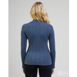 Lee ● Ribbed High Neck ● szürke hosszú ujjú póló
