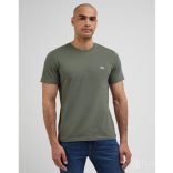 Lee ● Patch Logo Tee ● khakizöld rövid ujjú póló