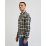 Lee ● Button Down Shirt ● zöld kockás hosszú ujjú ing