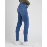 Lee ● ForeverFit ● kék koptatott skinny farmer