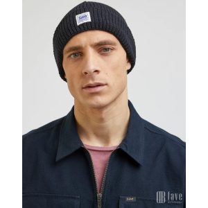 Lee ● Workwear Beanie ● fekete kötött sapka