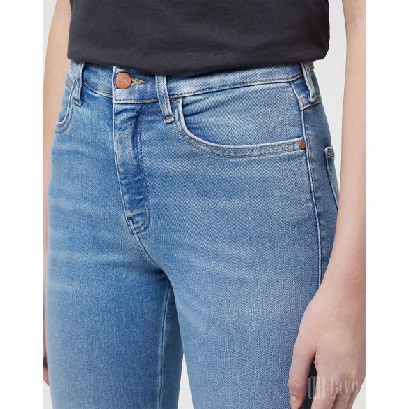 Wrangler ● High Skinny ● világoskék koptatott farmernadrág
