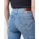 Wrangler ● High Skinny ● világoskék koptatott farmernadrág