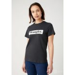 Wrangler ● Regular Tee ● fekete rövid ujjú póló