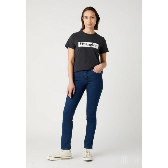 Wrangler ● Regular Tee ● fekete rövid ujjú póló