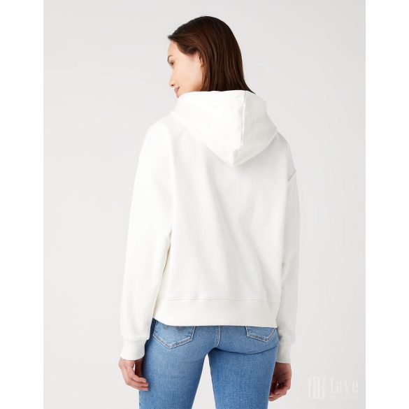 Wrangler ● Regular Hoodie ● fehér kapucnis pulóver