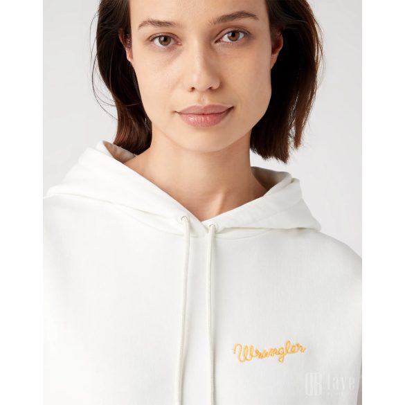 Wrangler ● Regular Hoodie ● fehér kapucnis pulóver