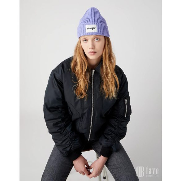 Wrangler ● Rib Beanie ● lila kötött sapka