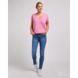 Lee ● ForeverFit ● világoskék koptatott skinny farmer