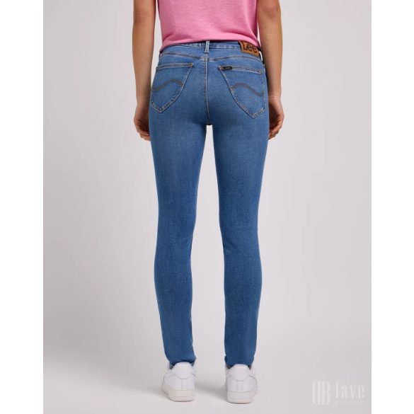 Lee ● ForeverFit ● világoskék koptatott skinny farmer