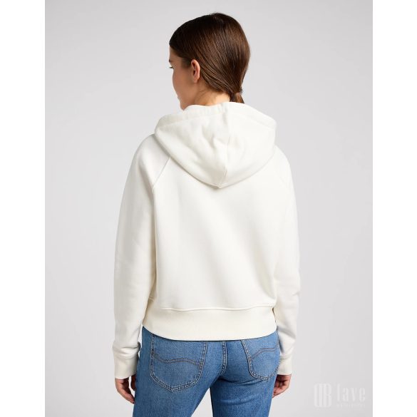 Lee ● Zip Through Hoodie ● ekrü kapucnis kardigán