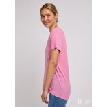Lee ● V Neck Tee ● rózsaszín rövid ujjú póló 