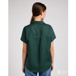 Lee ● Drapey Shirt ● zöld rövid ujjú ing