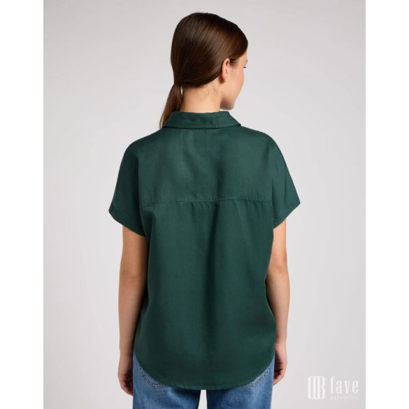 Lee ● Drapey Shirt ● zöld rövid ujjú ing