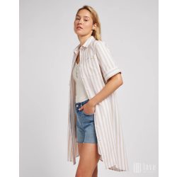 Lee ● All Purpose A Line Dress ● drapp csíkos ingruha