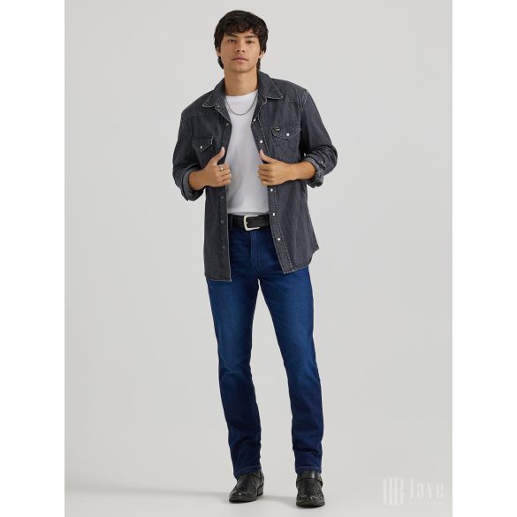 Wrangler ● 27MW Shirt ● fekete hosszú ujjú farmering