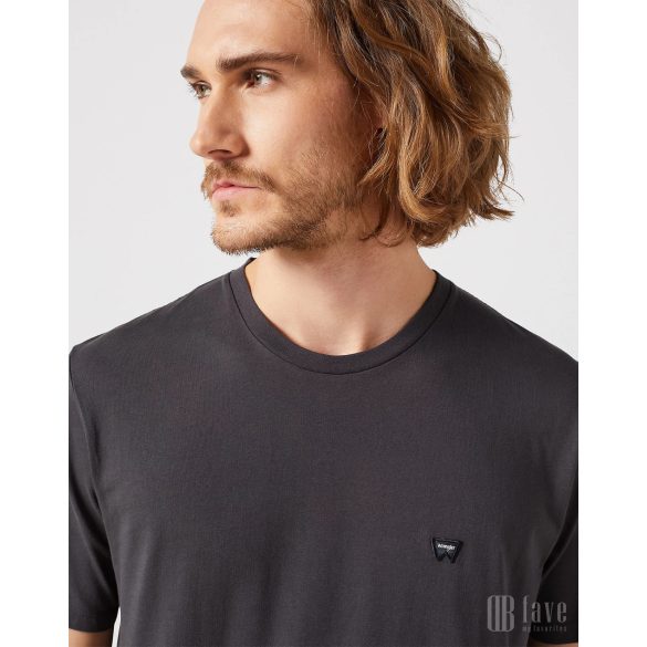 Wrangler ● Sign Off Tee ● fekete rövid ujjú póló
