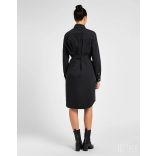 Lee ● All Purpose Shirt Dress ● fekete galléros hosszú ujjú ingruha
