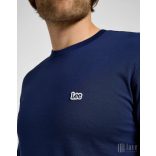 Lee ● Patch Logo Tee ● kék hosszú ujjú póló 