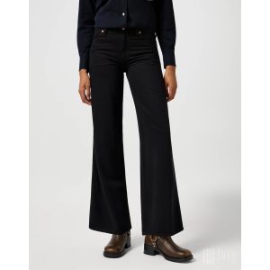 Wrangler ● World Wide ●  széles egyenes szárú fekete farmernadrág