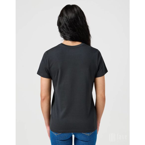 Wrangler ● Graphic Tee ● fekete rövid ujjú póló