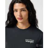 Wrangler ● Graphic Tee ● fekete rövid ujjú póló
