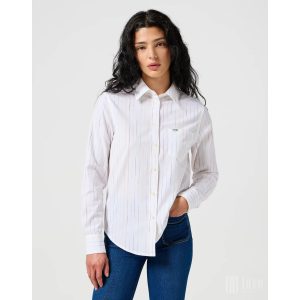 Wrangler ● Shirt ● fehér apró csíkos hosszú ujjú ing