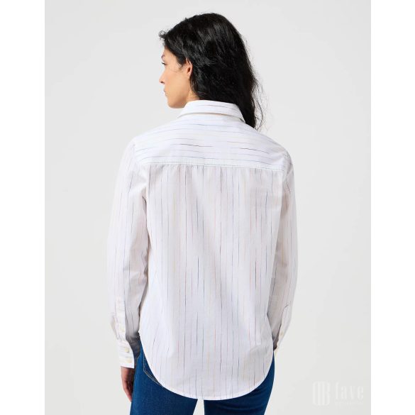Wrangler ● Shirt ● fehér apró csíkos hosszú ujjú ing
