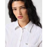 Wrangler ● Shirt ● fehér apró csíkos hosszú ujjú ing