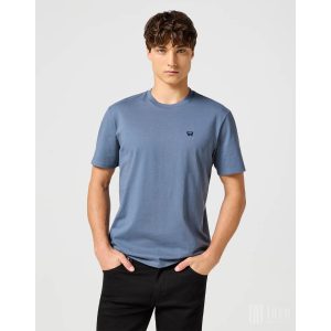 Wrangler ● Sign Off Tee ● szürke rövid ujjú póló