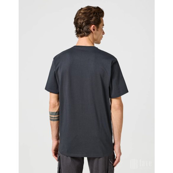 Wrangler ● Americana Tee ● fekete feliratos rövid ujjú póló