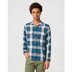   Wrangler ● Two Pocket Shirt ● zöld kockás hosszú ujjú ing