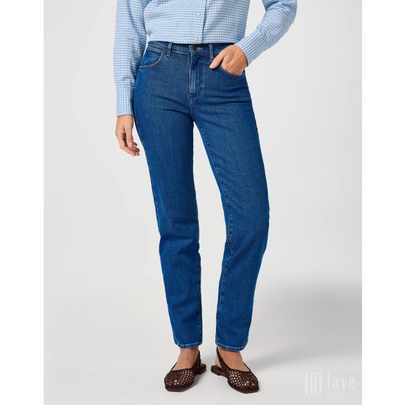 Wrangler ● Straight ● középkék egyenes szárú farmernadrág